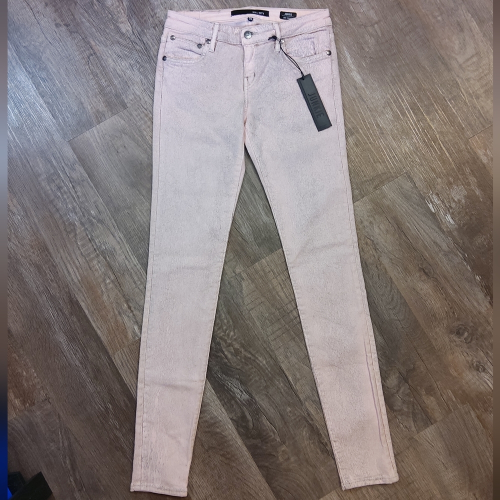 KILL CITY Junkie Cement Wash Low Skinny Jeans NWT - 26